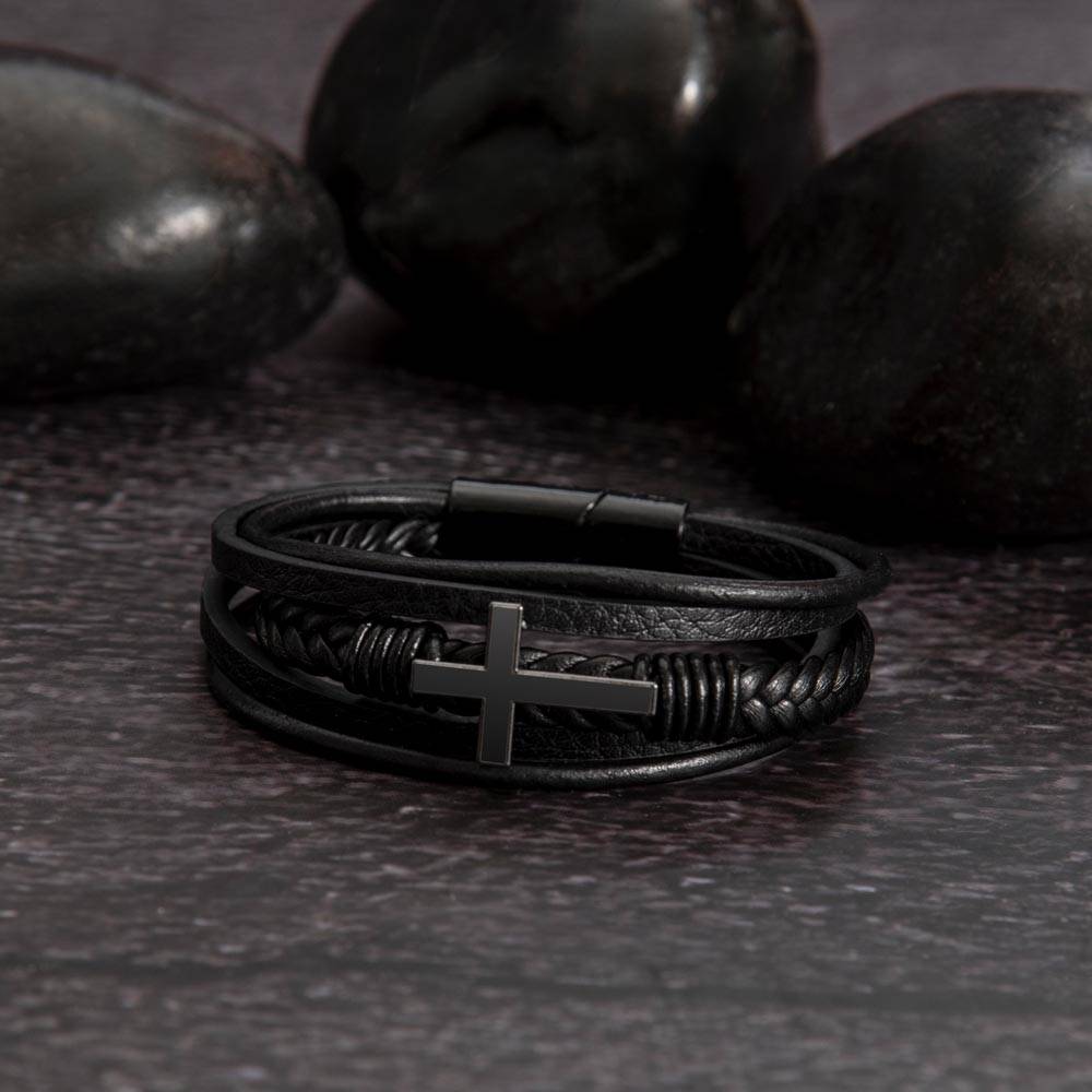TO MY BOY GRADUATION DREAMS CROSS BRACELET