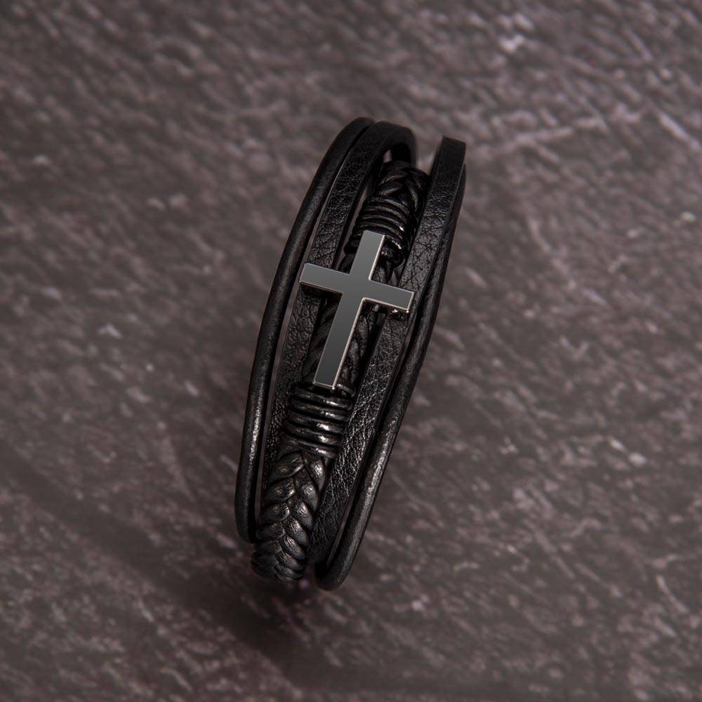 TO MY BOY GRADUATION DREAMS CROSS BRACELET