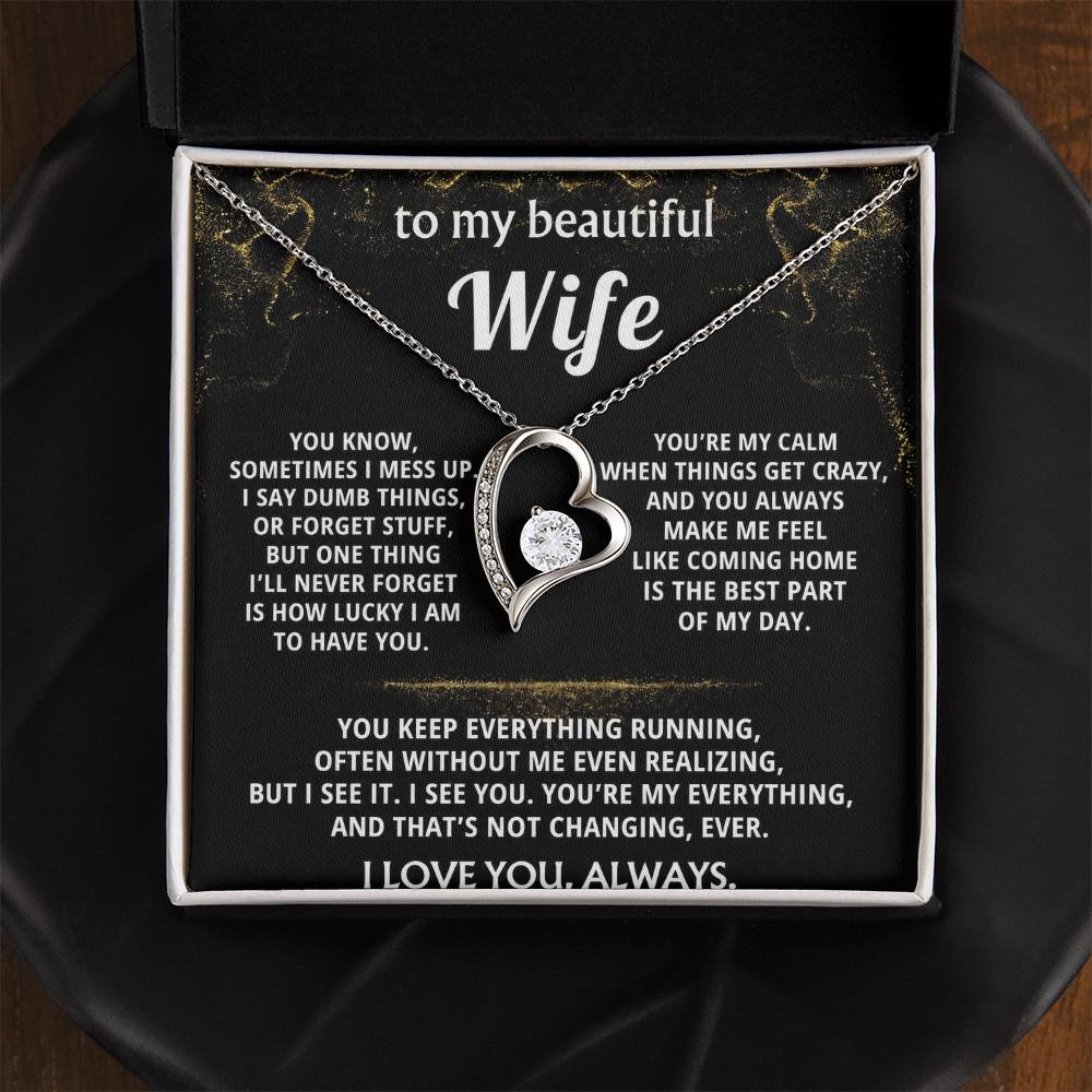 To My Wife, You make coming home the best part.
