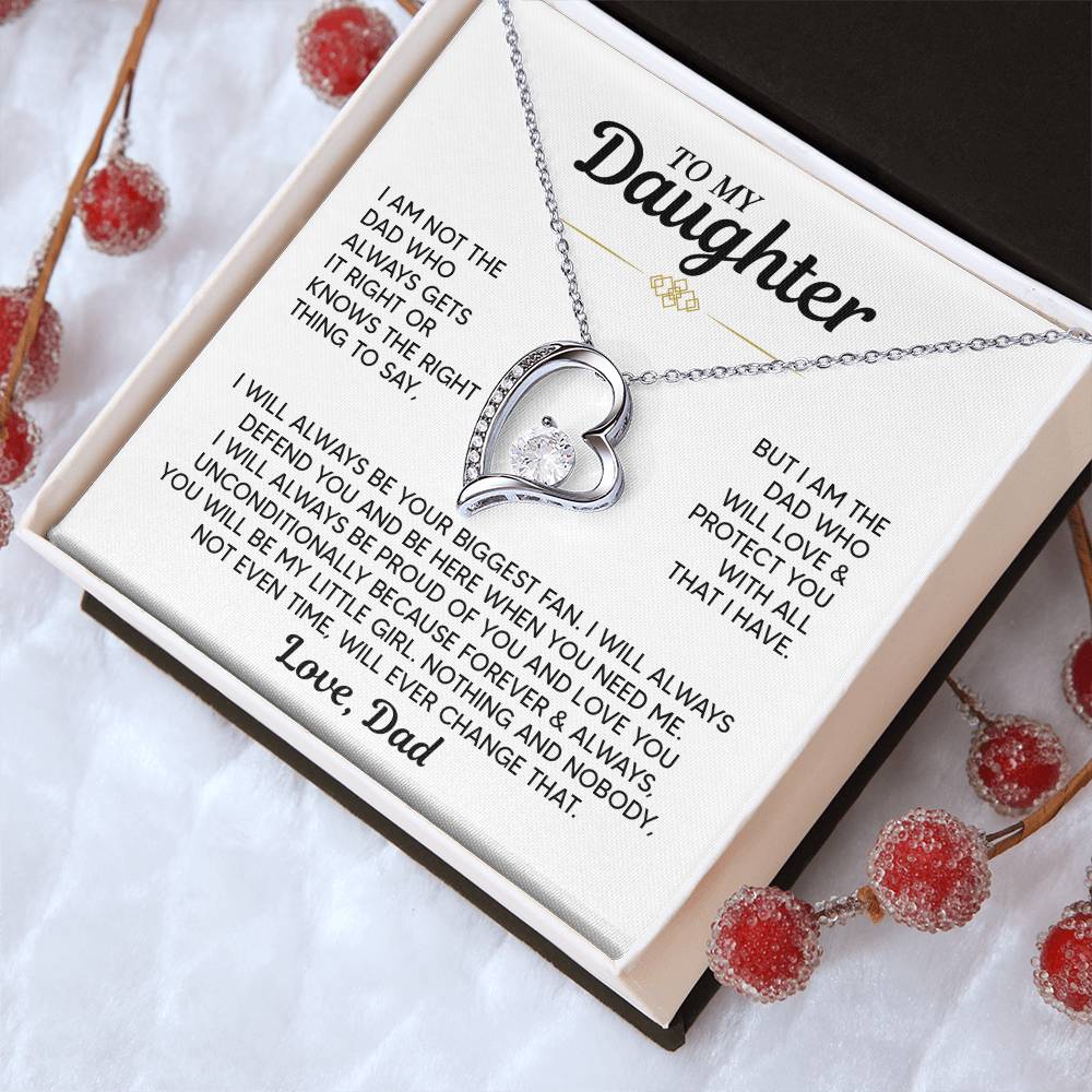 TO MY DAUGHTER PROTECT YOU FOREVER LOVE NECKALCE GIFT SET