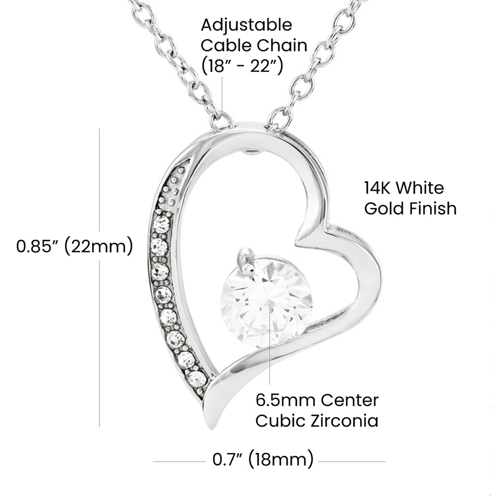 TO MY WIFE CHOICE FOREVE LOVE NECKLACE