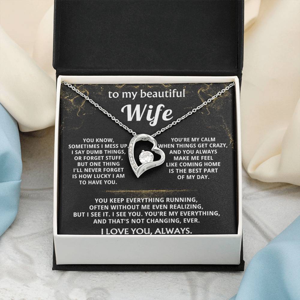 To My Wife, You make coming home the best part.