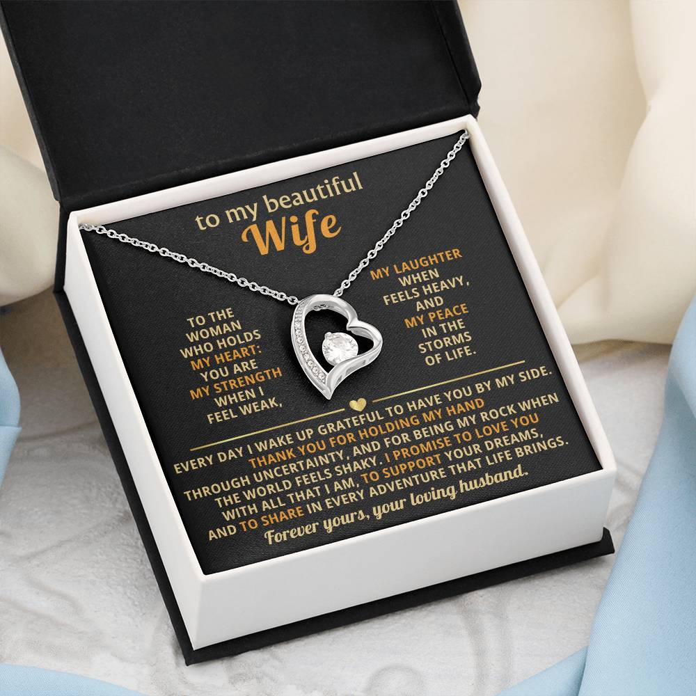 To my beautiful Wife, I promise to love you with all that I am