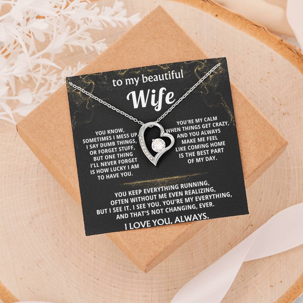 To My Wife, You make coming home the best part.