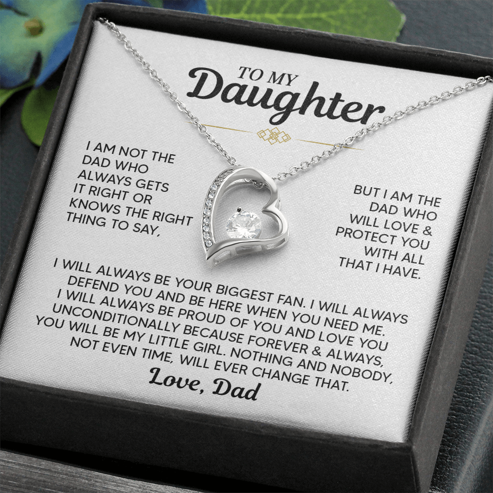 TO MY DAUGHTER PROTECT YOU FOREVER LOVE NECKALCE GIFT SET