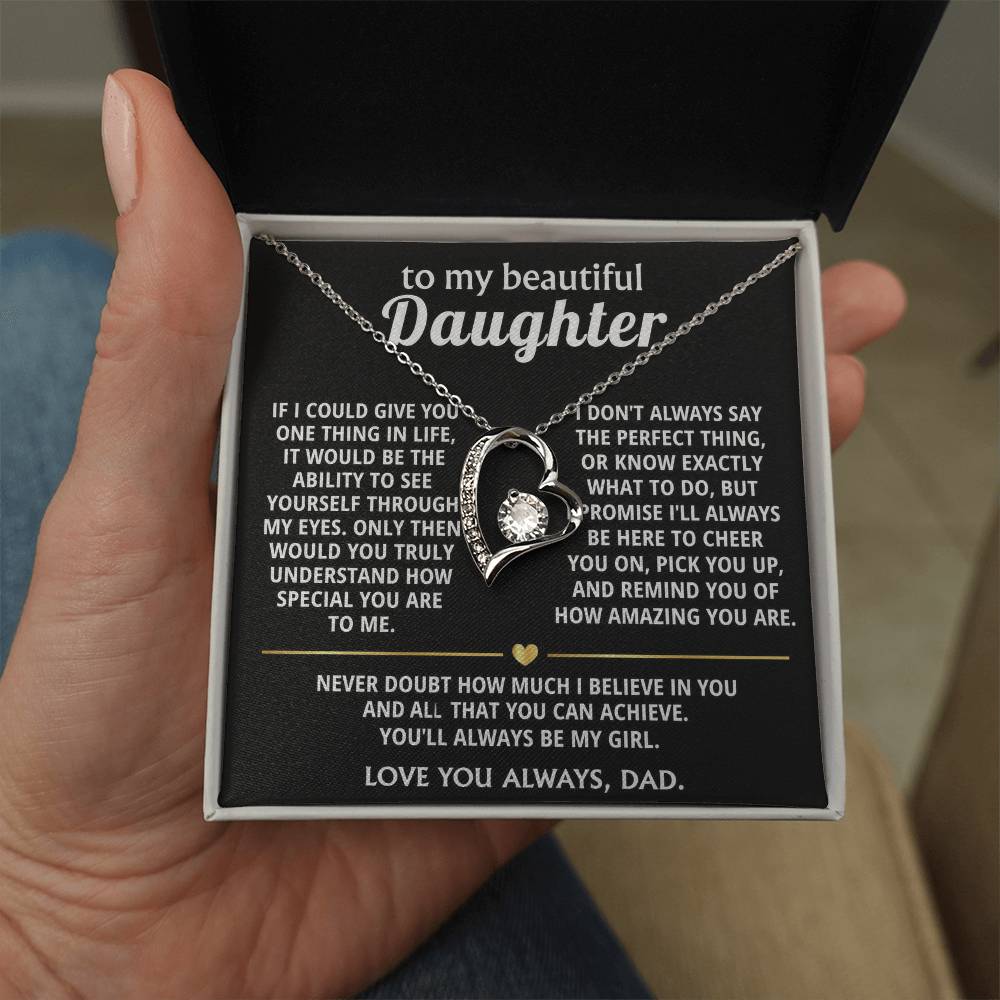 To My Beautiful Daughter, I wish you saw how special you are.