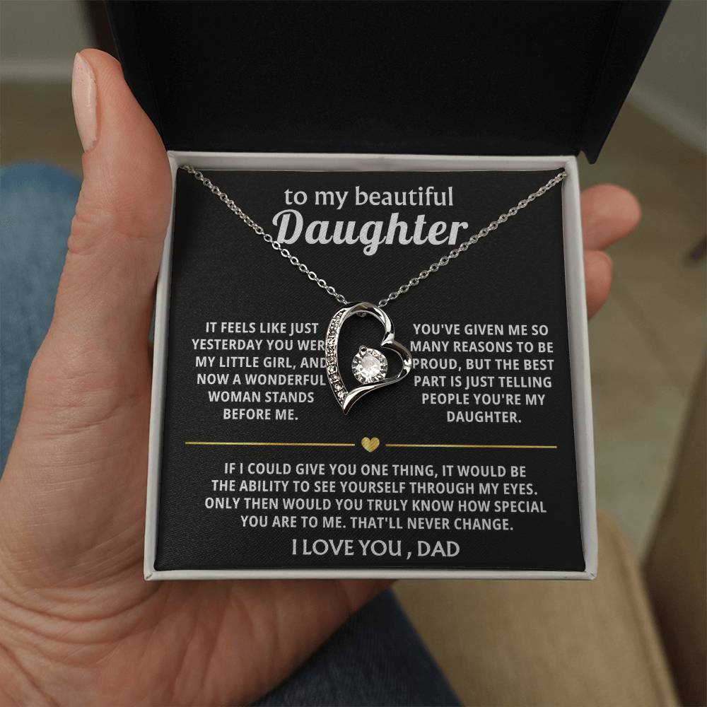 To My Beautiful Daughter, You're truly special in my eyes.