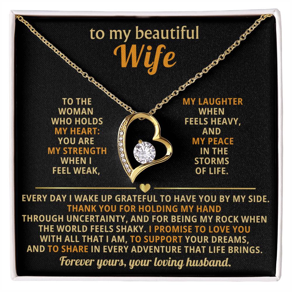 To my beautiful Wife, I promise to love you with all that I am