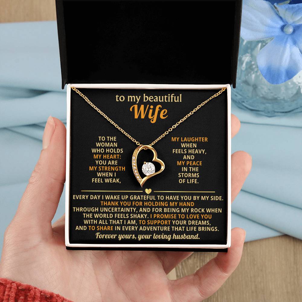 To my beautiful Wife, I promise to love you with all that I am