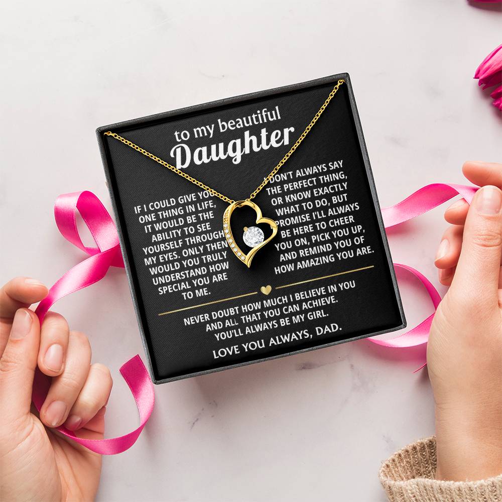 To My Beautiful Daughter, I wish you saw how special you are.