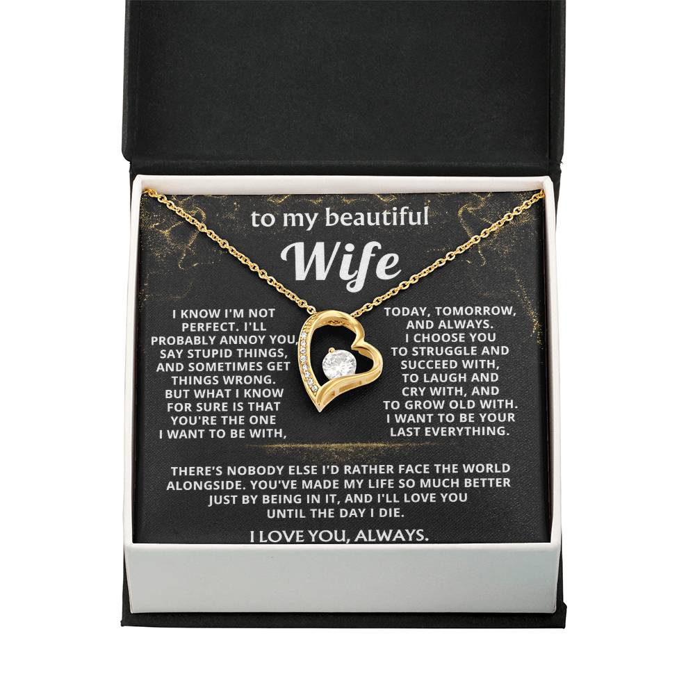 To My Wife, You make my life so much better.
