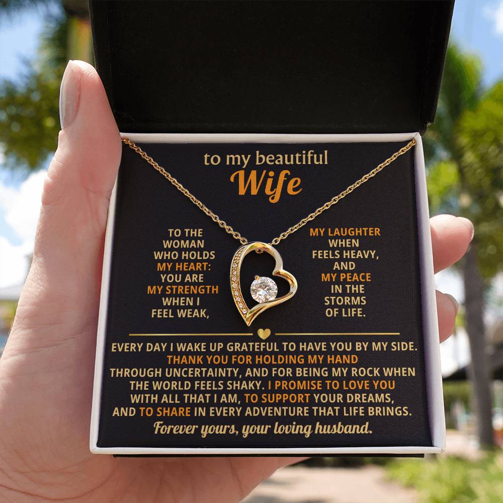 To my beautiful Wife, I promise to love you with all that I am