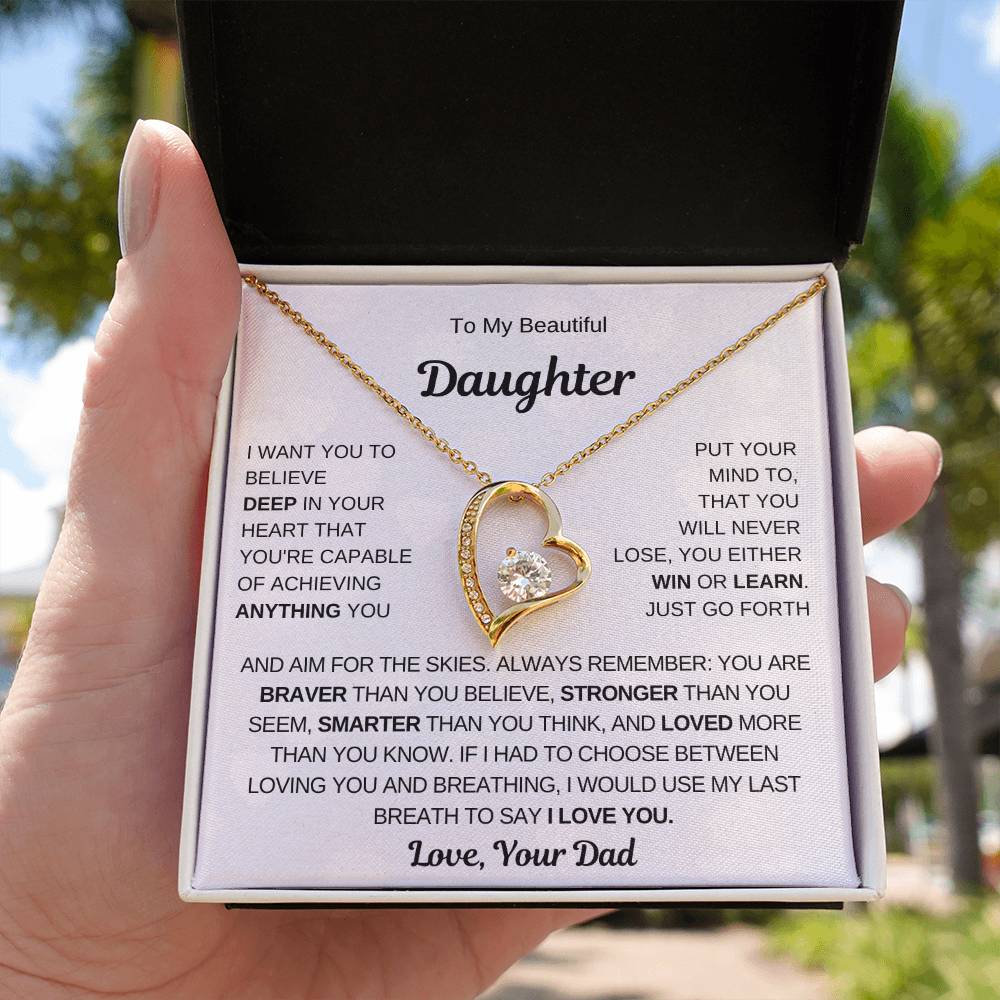 To My Beautiful Daughter, Just Go Forth Aim For The Skies