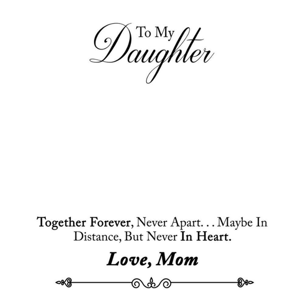 TO MY DAUGHTER INFINITY KNOT HEART ROSE BOX