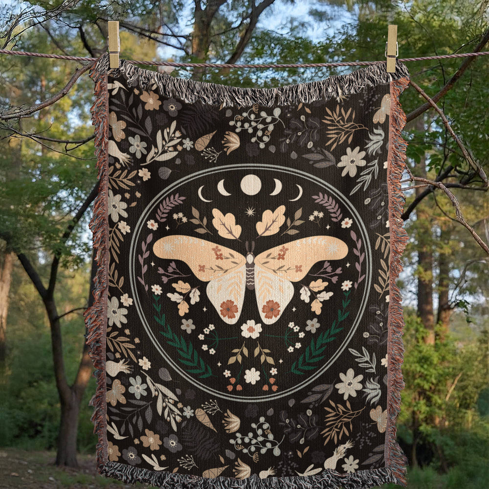 Bohemian Butterfly - Woven Blanket