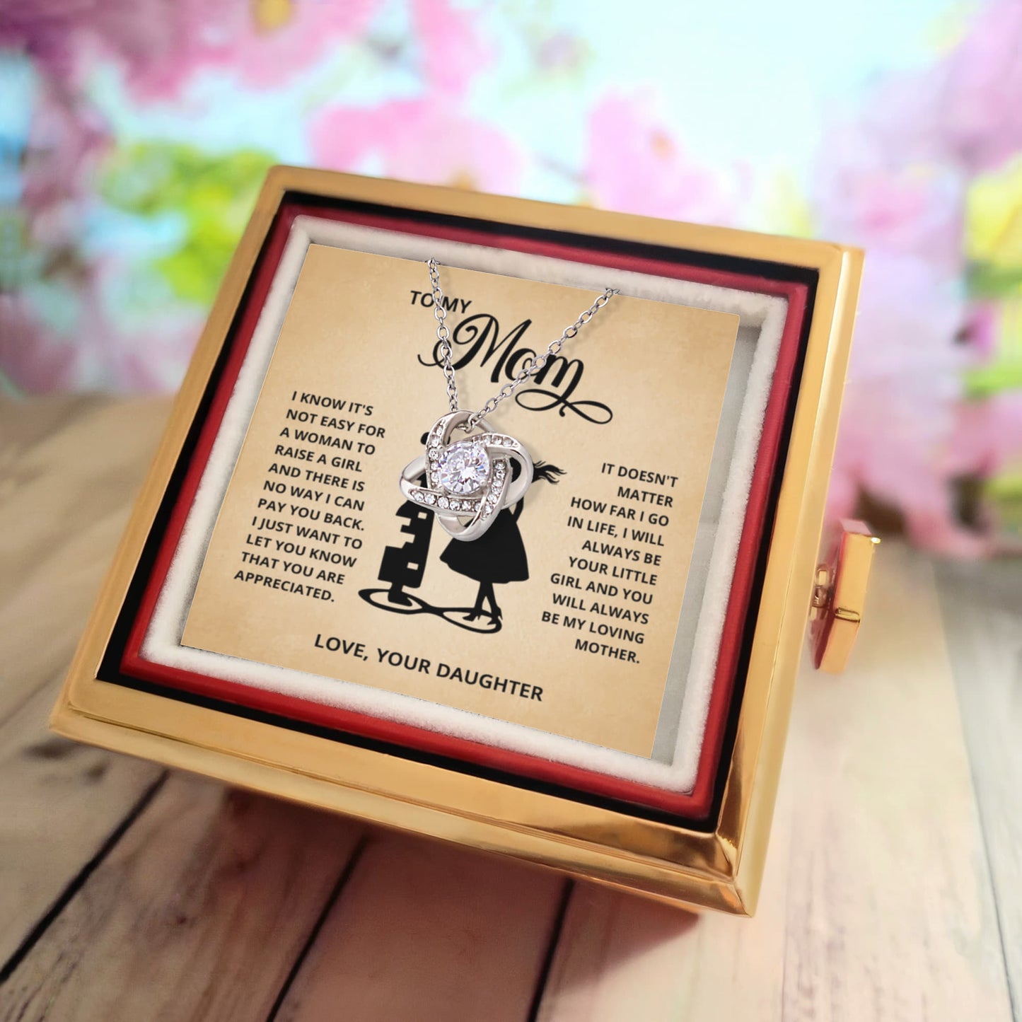 To My Mom For All - Little Girl - Rose Box