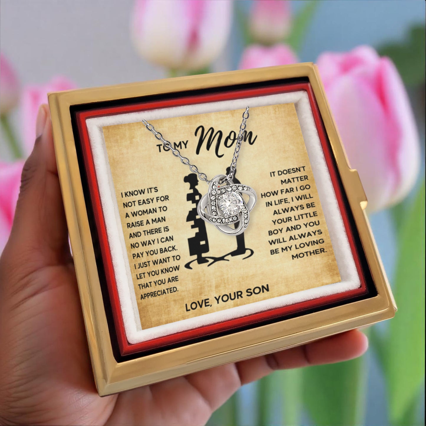To My Mom For All - Little Boy - Rose Box