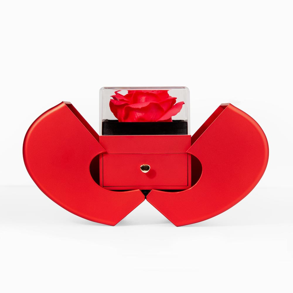 SOULMATE GOLD ALLURING HEART ROSE BOX