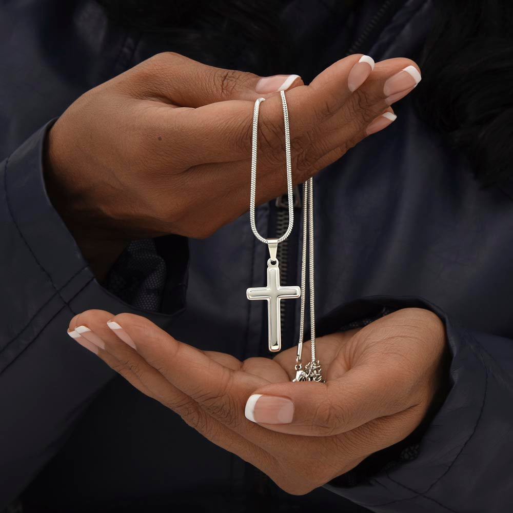 TO MY DAUGHTER SUNSHINE CROSS NECKLACE