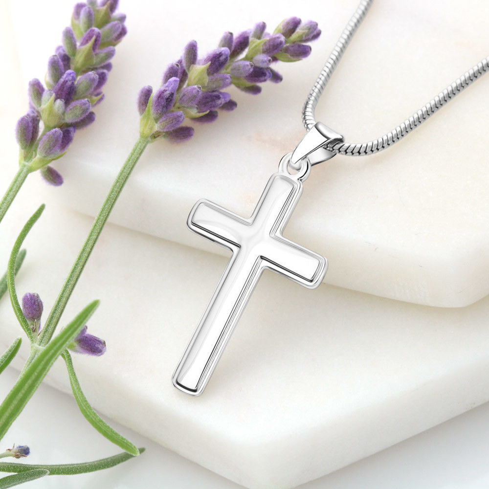 TO MY DAUGHTER SUNSHINE CROSS NECKLACE