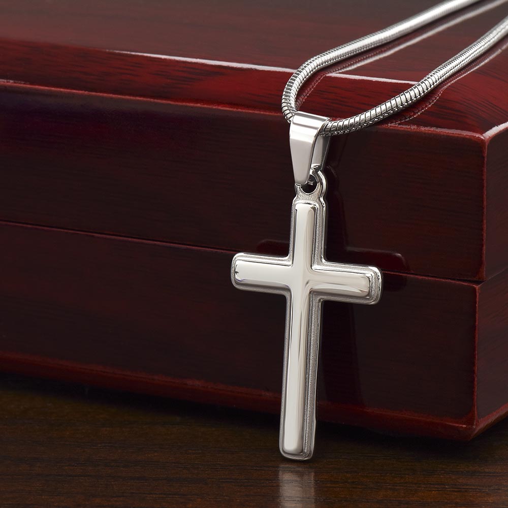 TO MY DAUGHTER SUNSHINE CROSS NECKLACE
