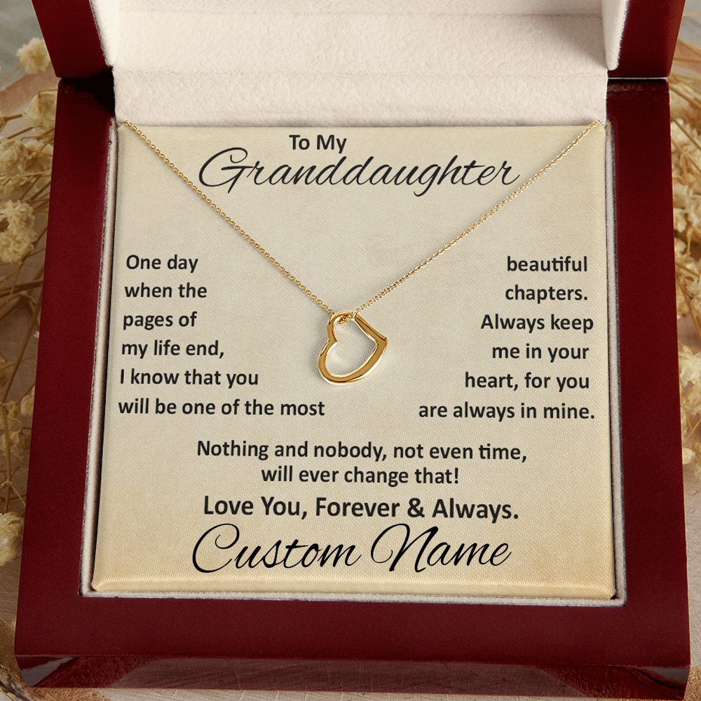 Granddaughter - Beautiful Chapters - Personalized (Make It Yours)