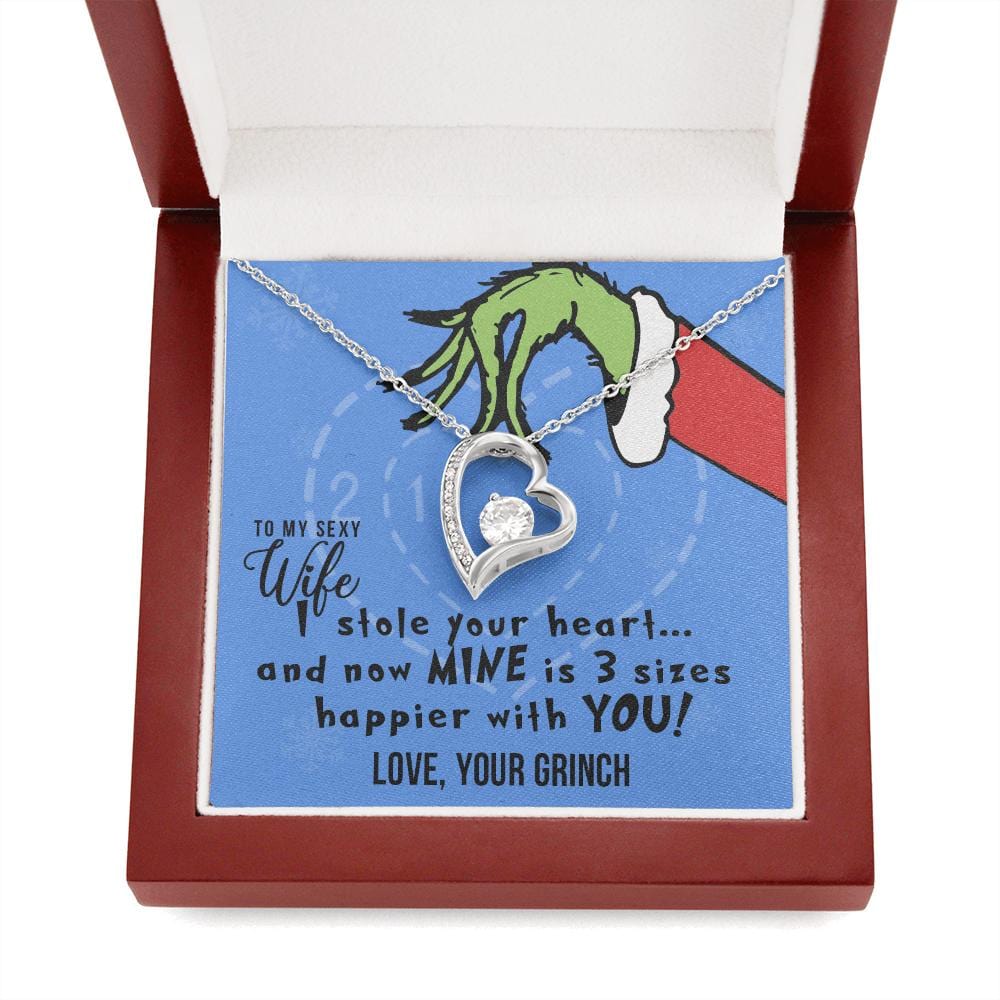 To My Sexy Wife, I Stole Your Heart, Heart Pendant Necklace