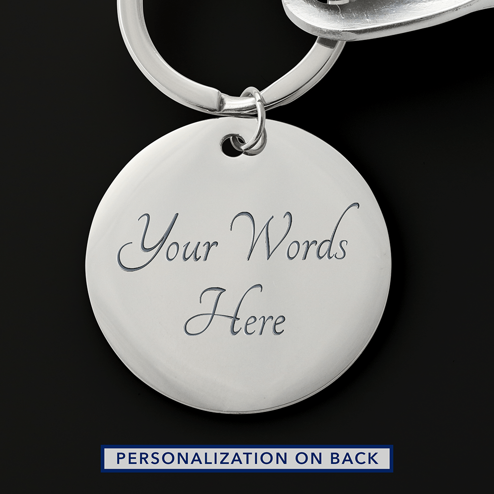 To My Dad - Thanks for Showing Me The Way - Keychain