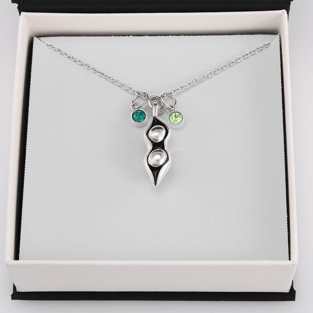 TO MY MOM PEA TO YOUR POD NECKLACE