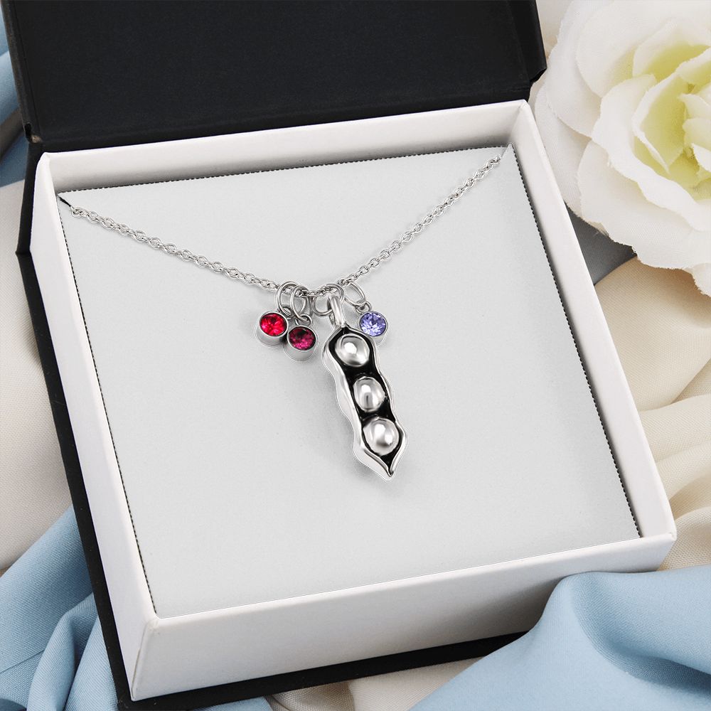 TO MY MOM PEA TO YOUR POD NECKLACE