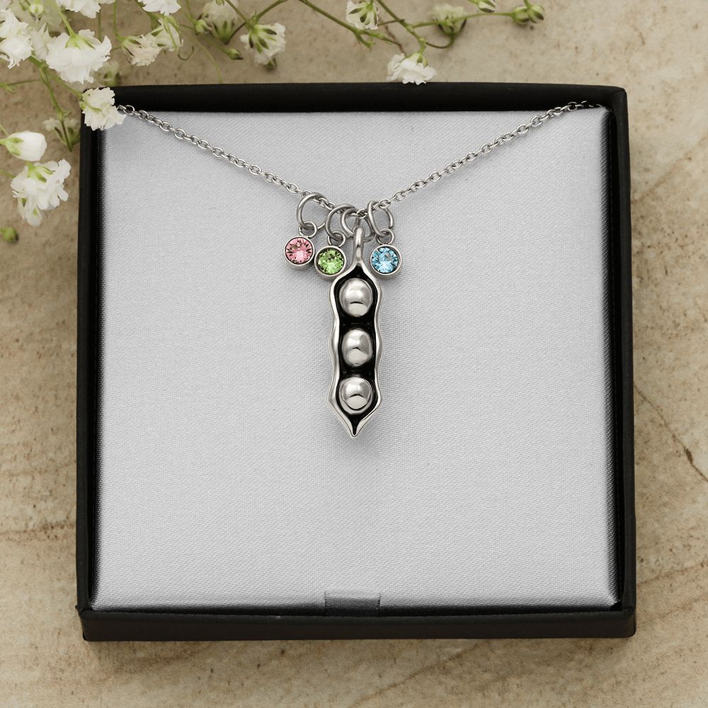 TO MY MOM PEA TO YOUR POD NECKLACE