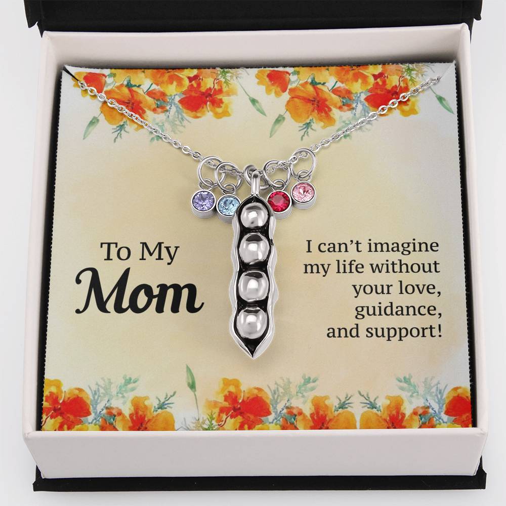 To My Mom - Love, Guidance and Support - Necklace