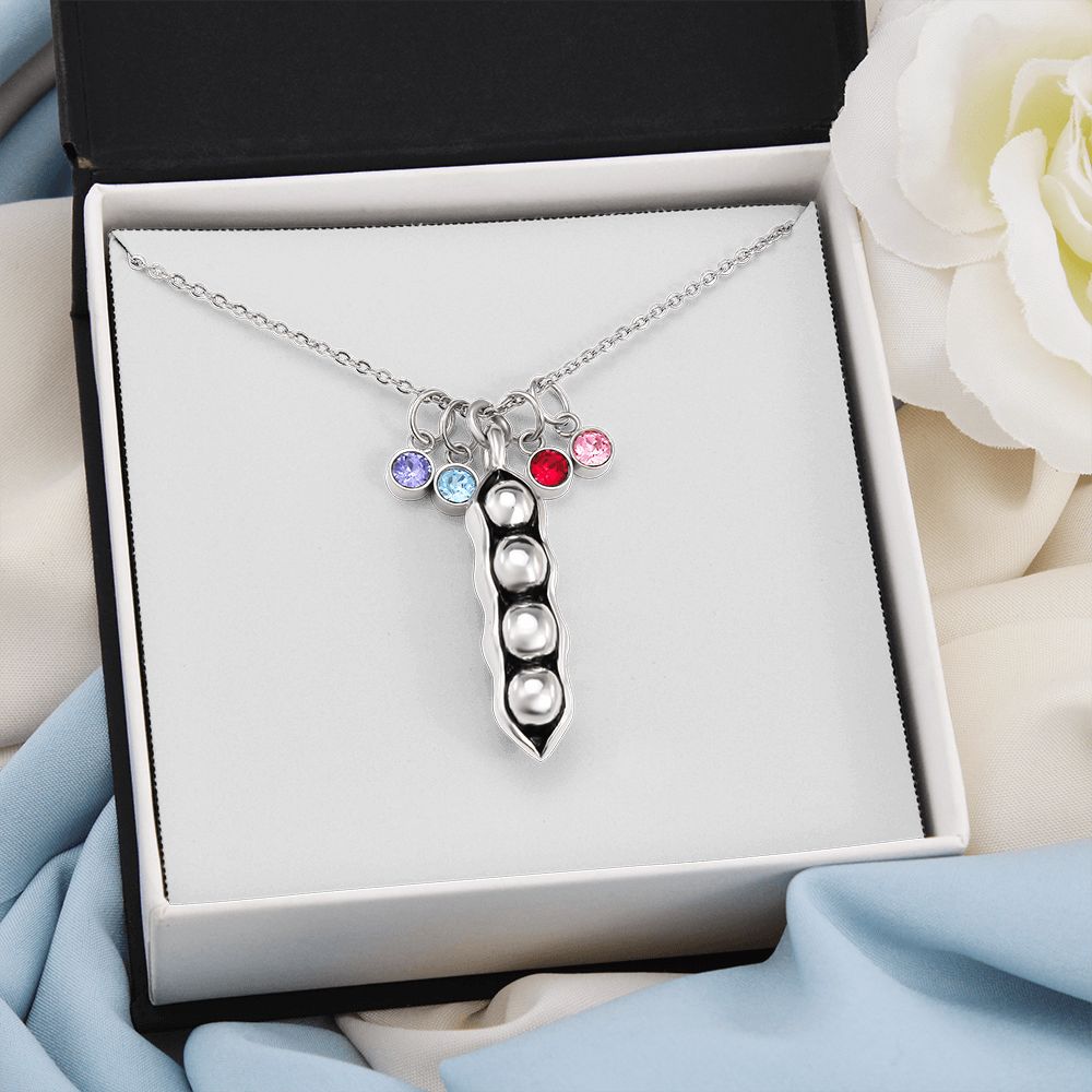 TO MY MOM PEA TO YOUR POD NECKLACE