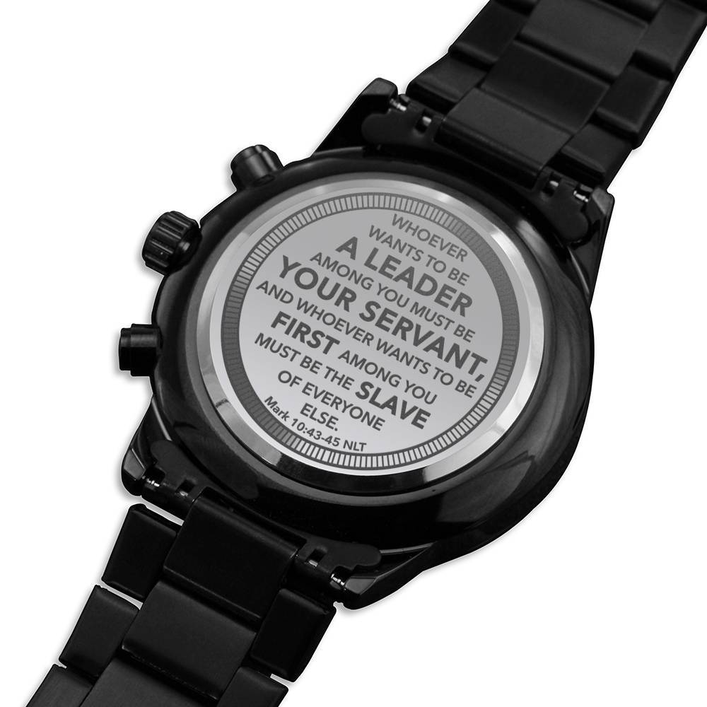 Men's Watch, Whoever Wants to Be a Leader, Mark 10:43-45