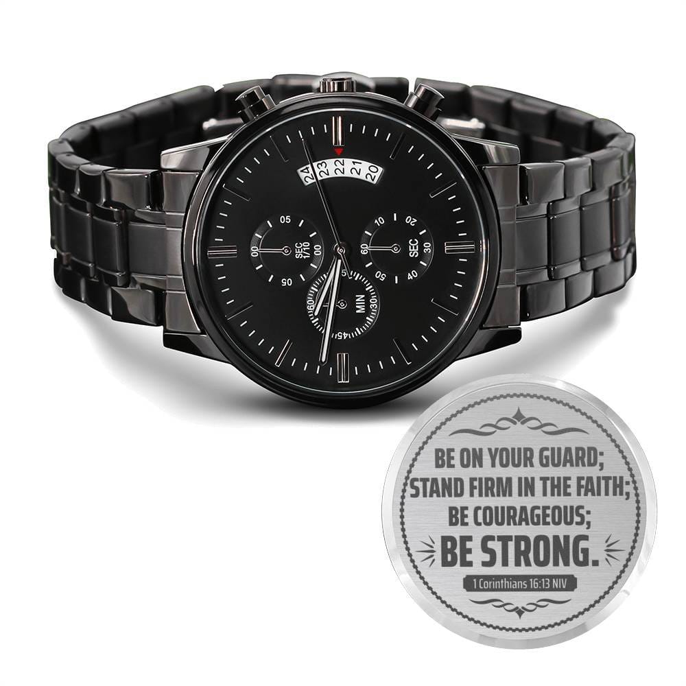 Men's Watch, Be on Your Guard, 1 Corinthians 16:13 NIV