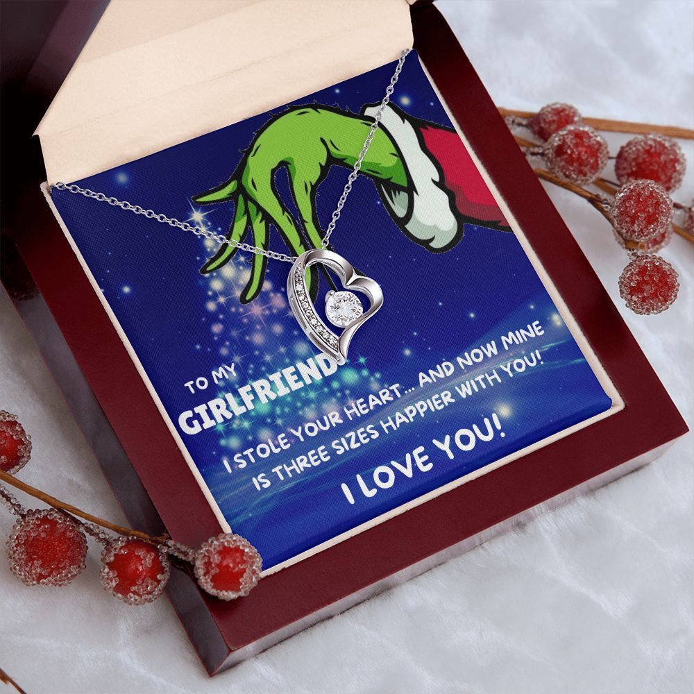 TO MY GIRLFRIEND FOREVER LOVE NECKLACE GIFT SET - GRINCH