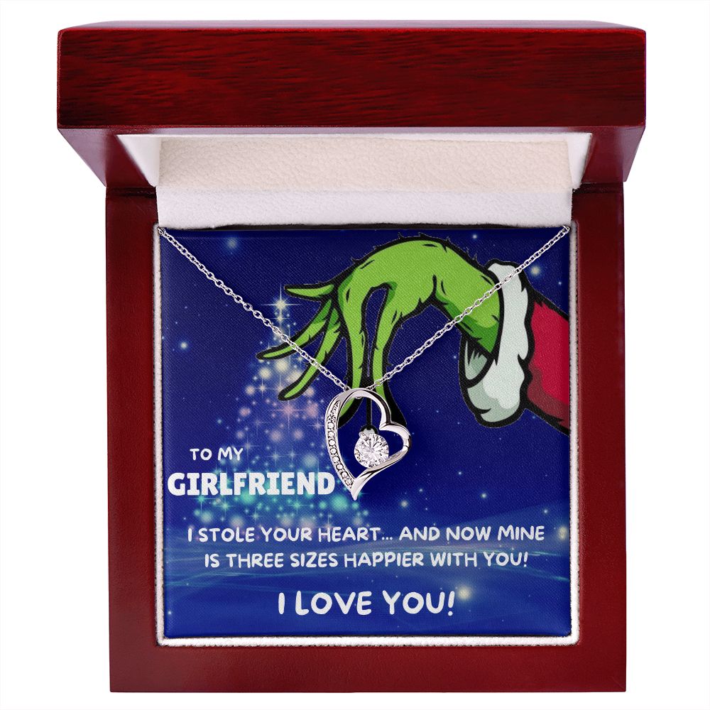 TO MY GIRLFRIEND FOREVER LOVE NECKLACE GIFT SET - GRINCH