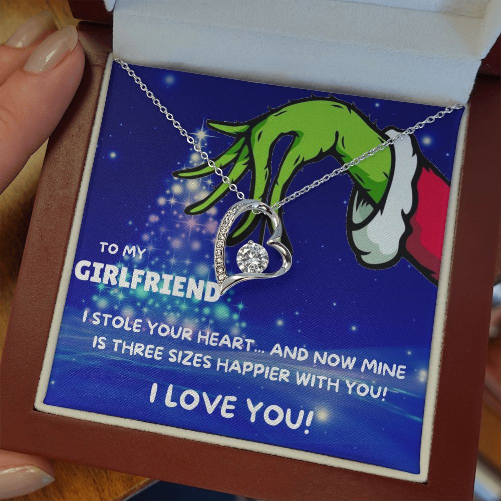 TO MY GIRLFRIEND FOREVER LOVE NECKLACE GIFT SET - GRINCH