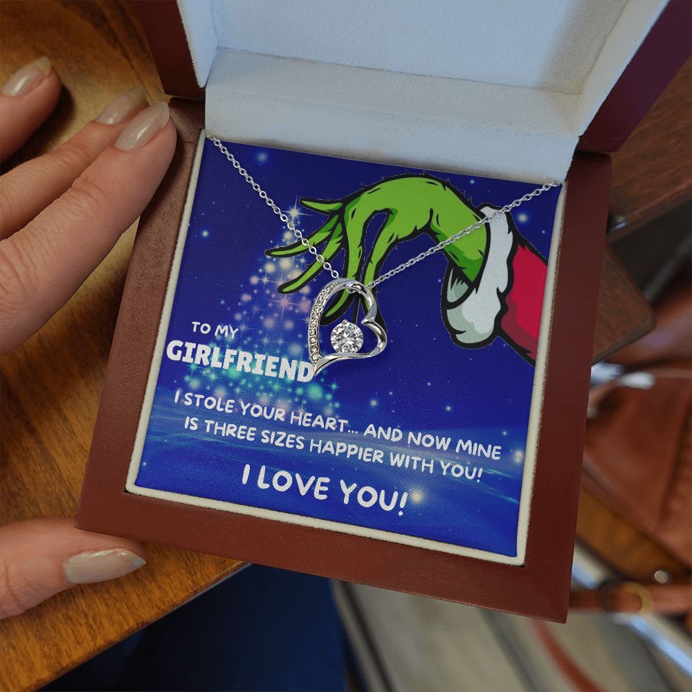 TO MY GIRLFRIEND FOREVER LOVE NECKLACE GIFT SET - GRINCH