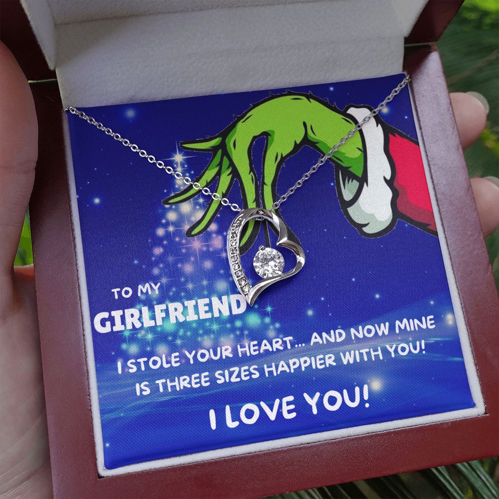 TO MY GIRLFRIEND FOREVER LOVE NECKLACE GIFT SET - GRINCH