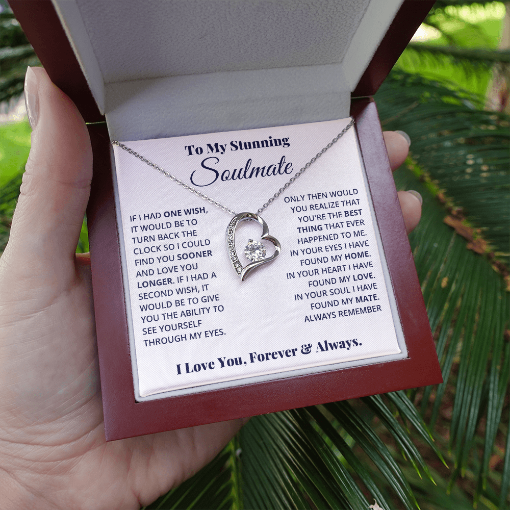 Soulmate - Stunning  - Forever Love Necklace