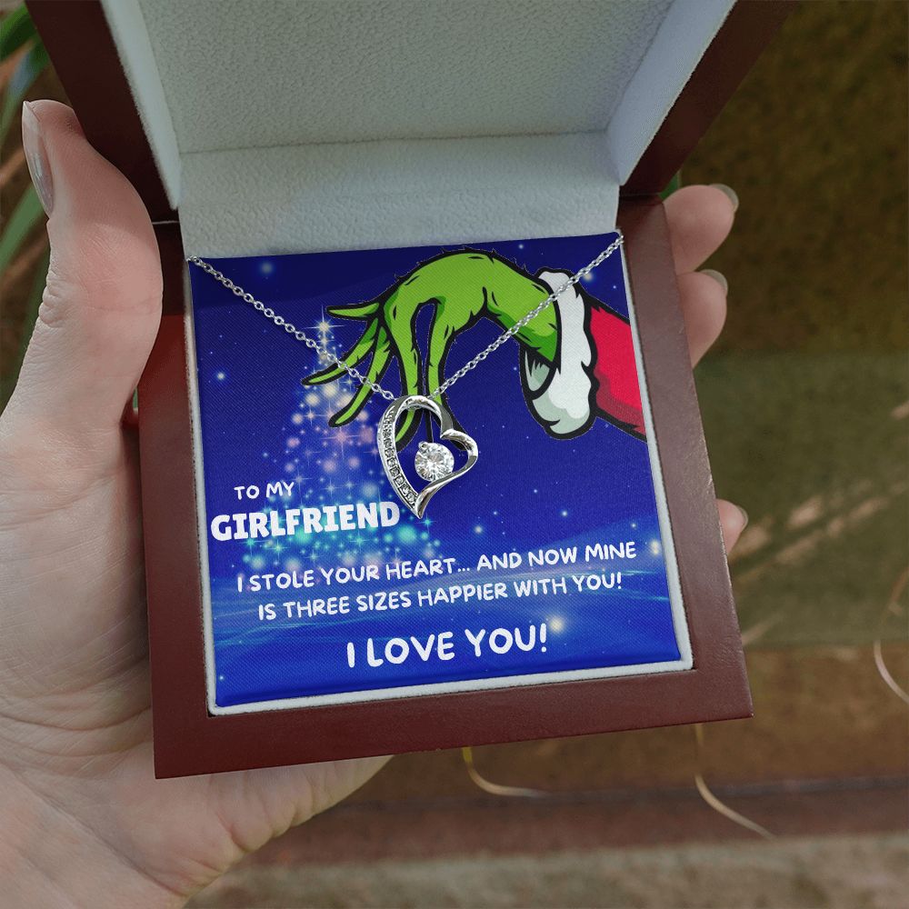 TO MY GIRLFRIEND FOREVER LOVE NECKLACE GIFT SET - GRINCH