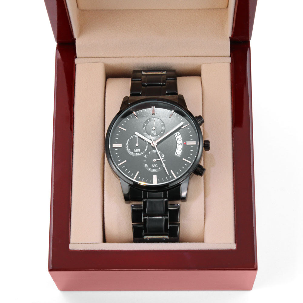 TO MY HUSBAND INSPIRATION CHRONOGRAPH WATCH GIFT SET