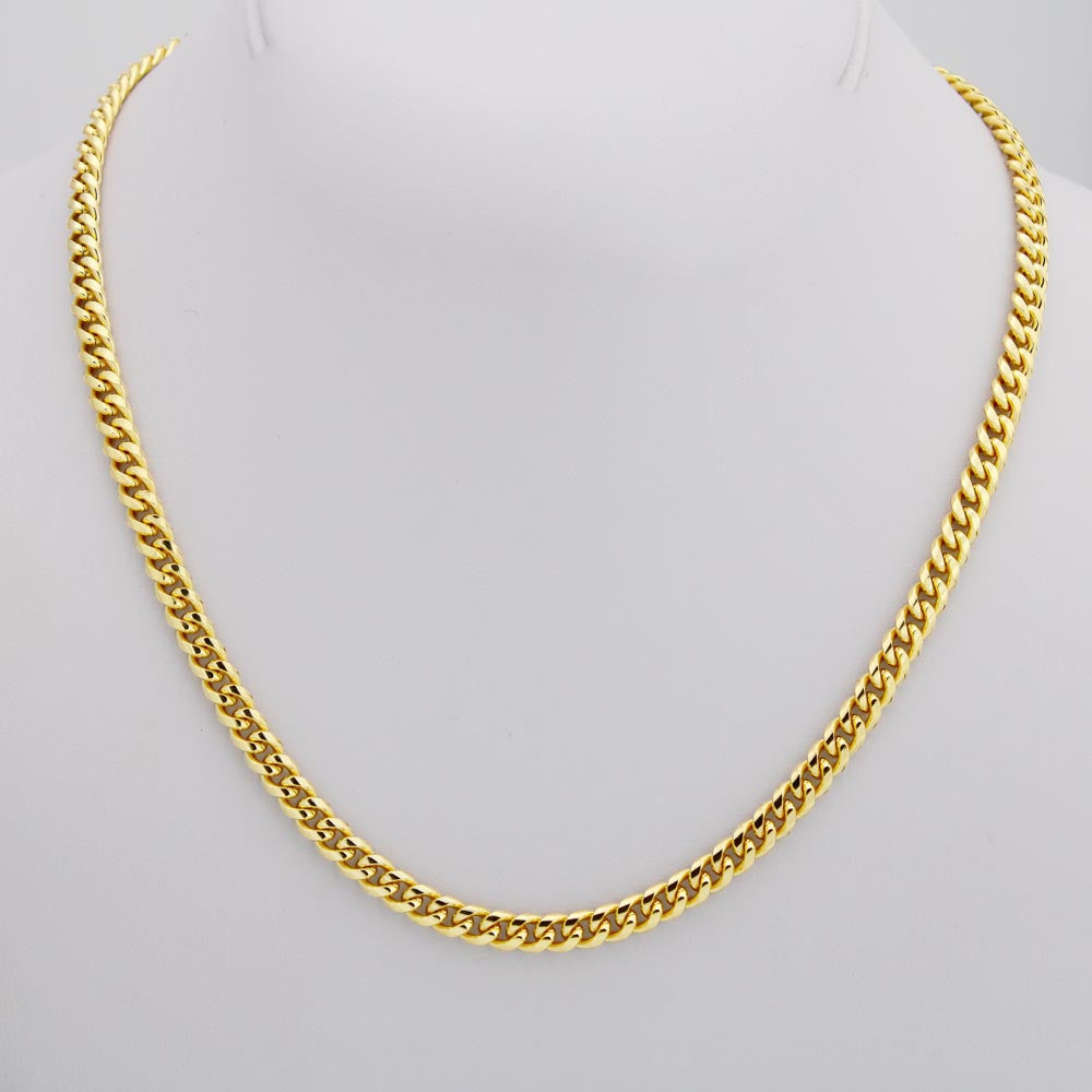 TO MY SON THIS OLD LION CUBAN LINK CHAIN NECKLACE GIFT SET