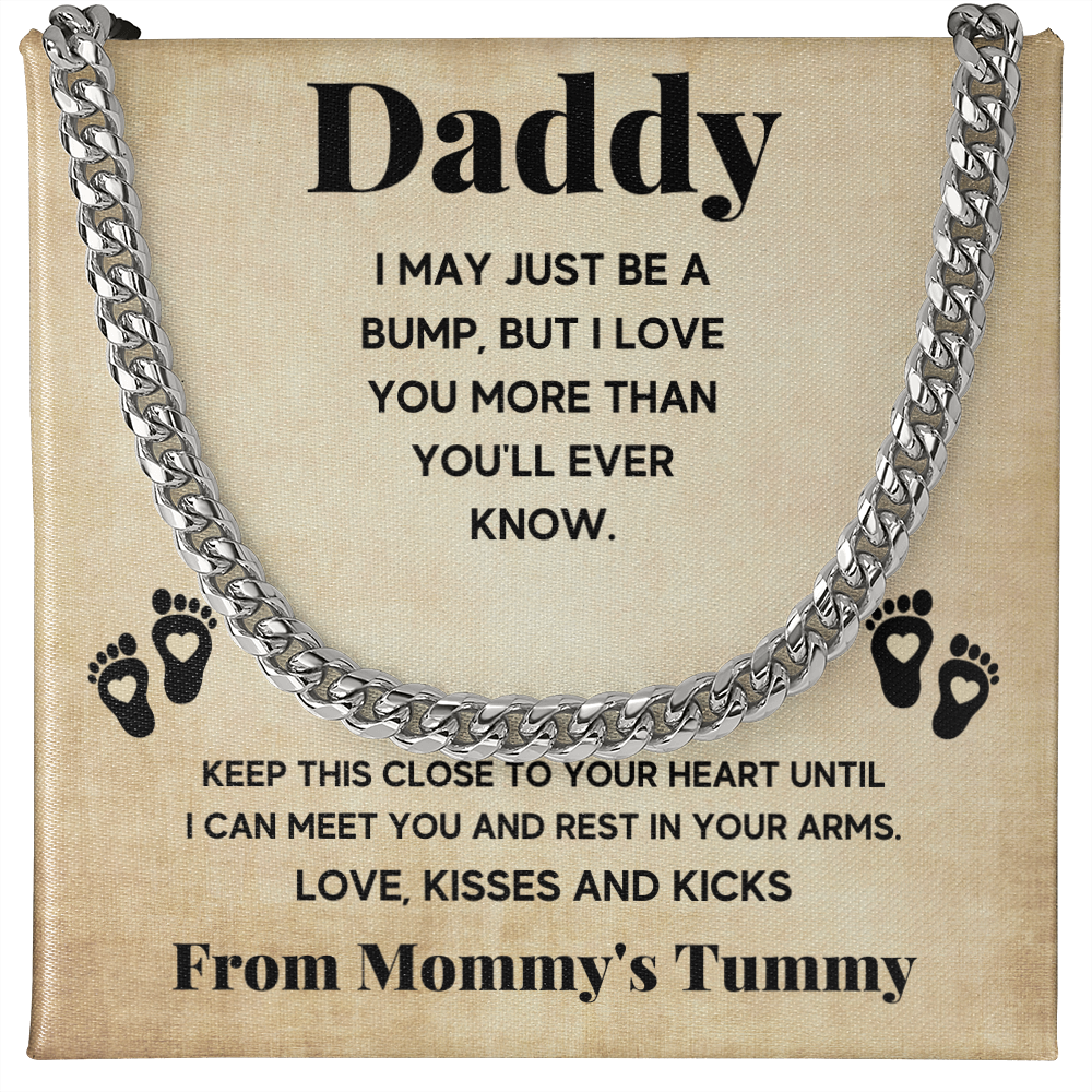 DADDY BUMP CUBAN LINK CHAIN NECKLACE GIFT SET