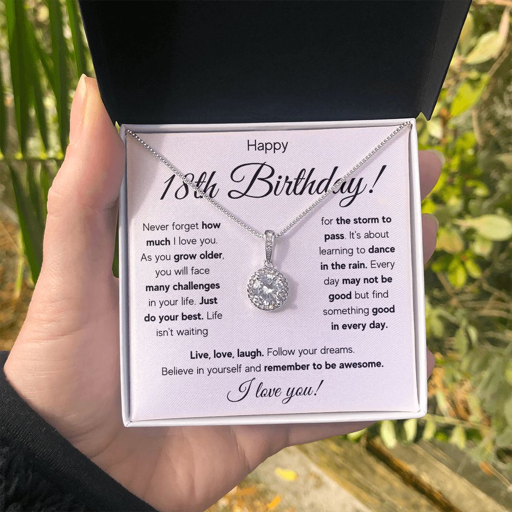 18TH BIRTHDAY STORM ETERNAL NECKLACE GIFT SET