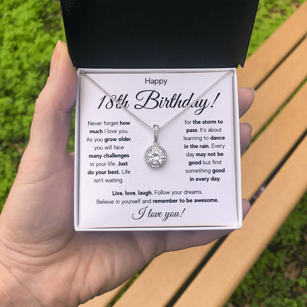 18TH BIRTHDAY STORM ETERNAL NECKLACE GIFT SET