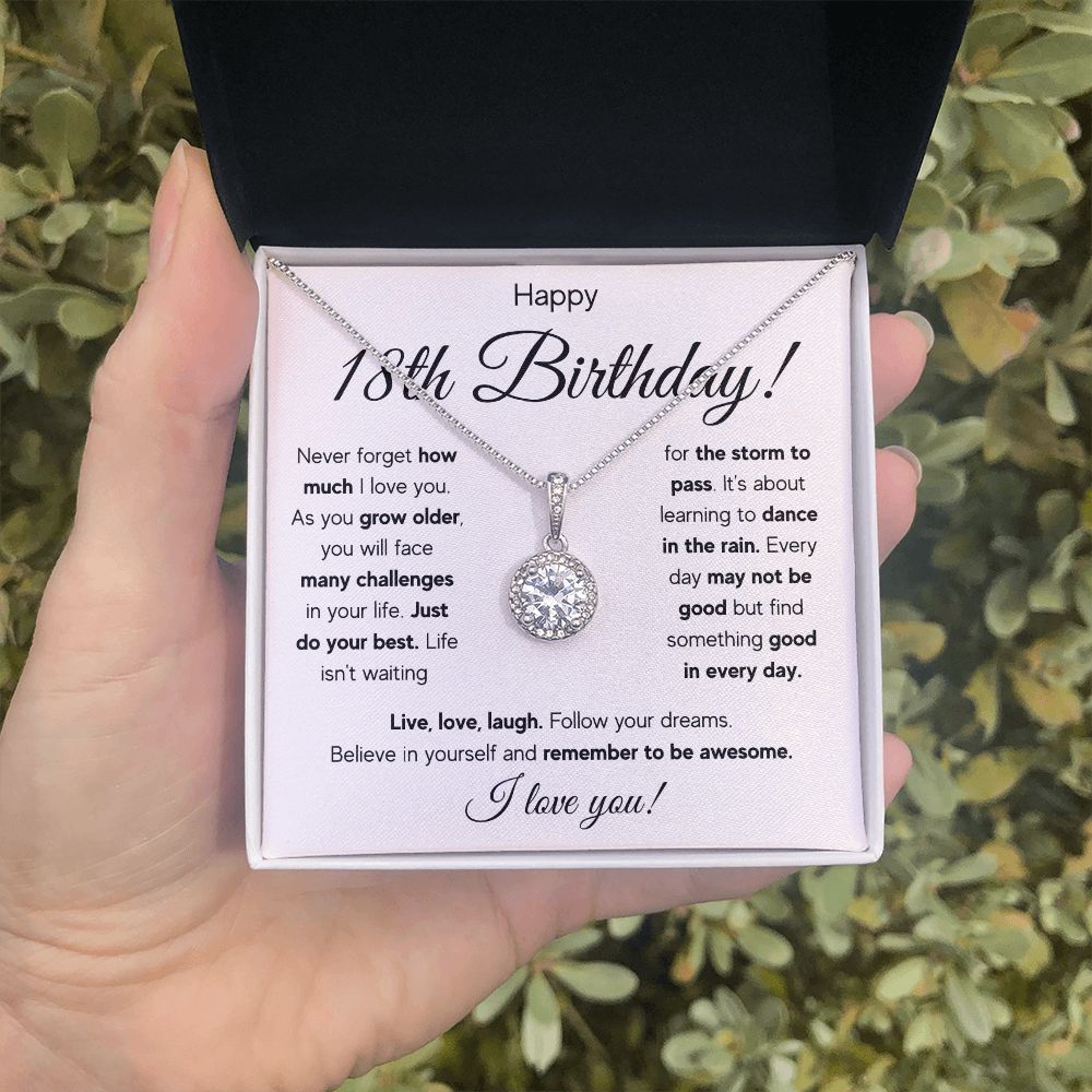 18TH BIRTHDAY STORM ETERNAL NECKLACE GIFT SET