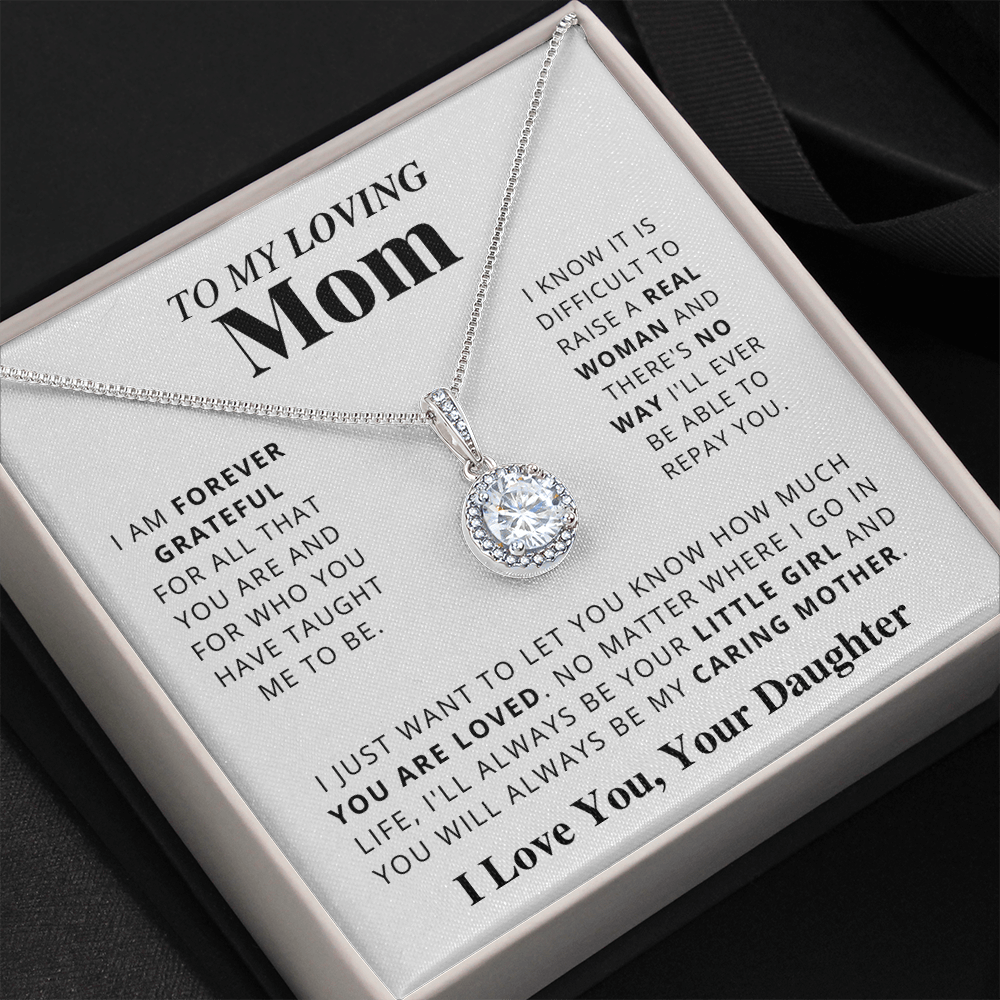 (Almost Gone) Loving Mom - Eternal Grateful Necklace