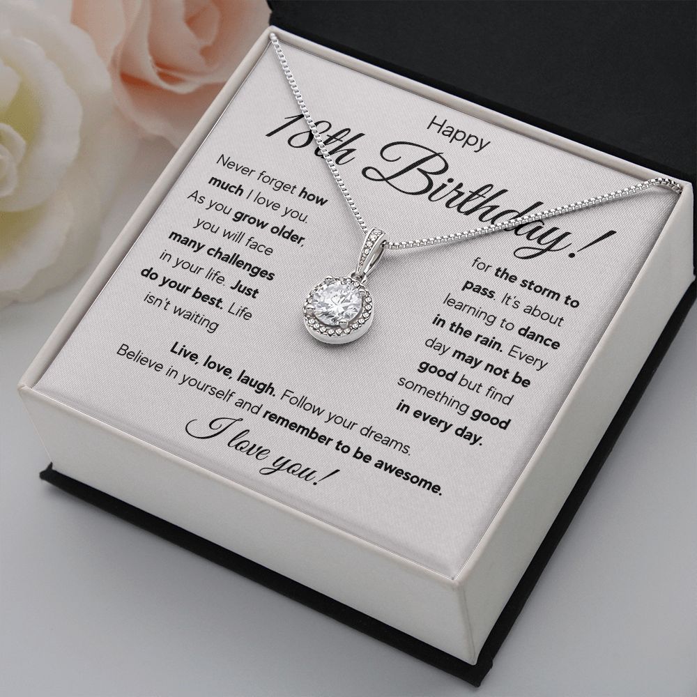 18TH BIRTHDAY STORM ETERNAL NECKLACE GIFT SET